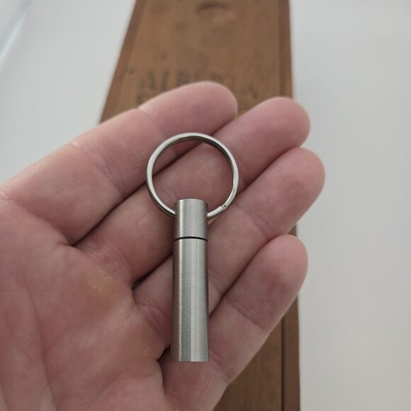 Tube Keychain Pill Stash Container - Picture 5 of 5